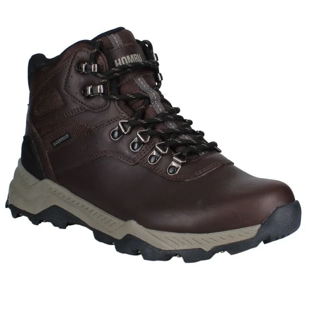 NEW Khombu Kenny Waterproof Hiker Boots Men Sz 8 Brown Lace‎ Up
